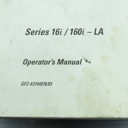 GE Fanuc GFZ-63194EN/01 Series 16i/160i-LA Operators Manual