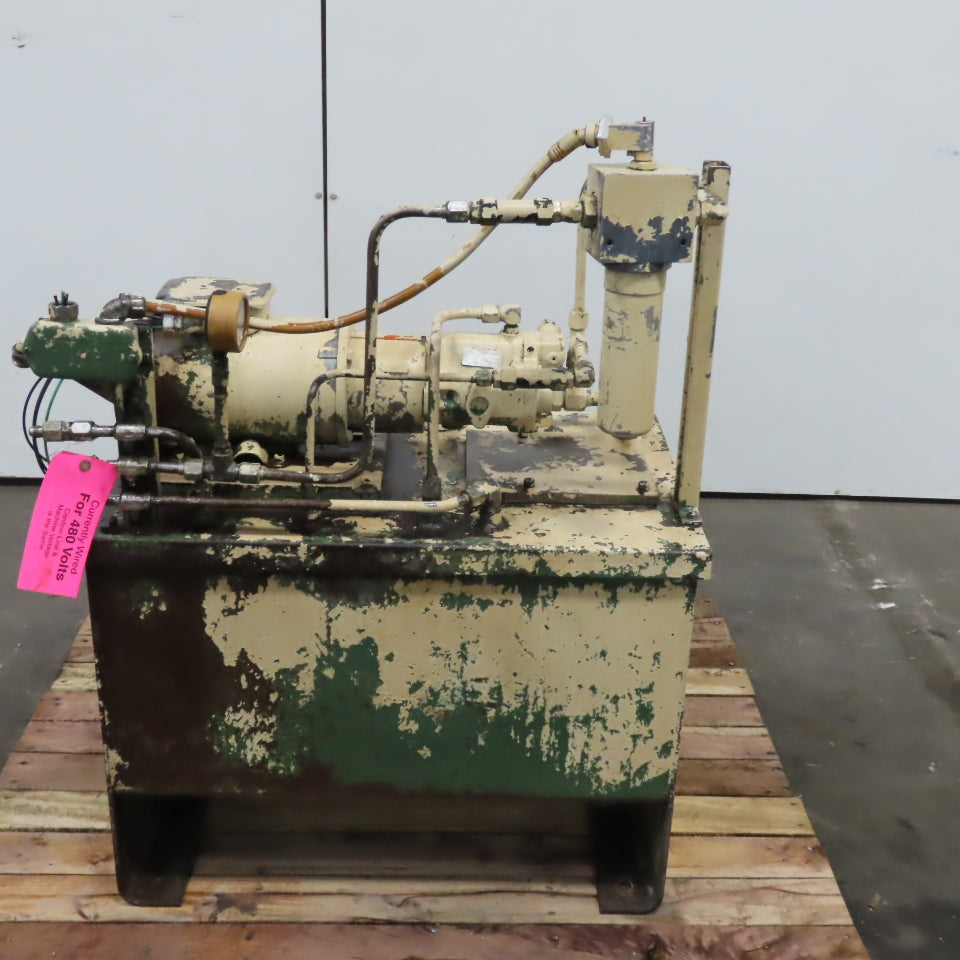 Hydraulic Power Unit 28 Gallon 208-230/460V 3Ph 10.5cc/rev. 210Bar MAX