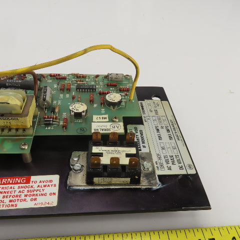 Allen Bradley Ser A. 3/4HP Drive Board 115VAC 15A 1PH 90VDC 12A