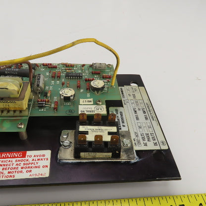 Allen Bradley Ser A. 3/4HP Drive Board 115VAC 15A 1PH 90VDC 12A