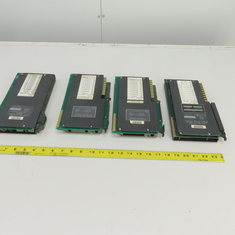 Allen Bradley 1771-OBD/1771-OFE1/1771-OGC Output Modules Lot Of 4