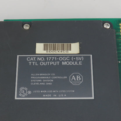 Allen Bradley 1771-OBD/1771-OFE1/1771-OGC Output Modules Lot Of 4