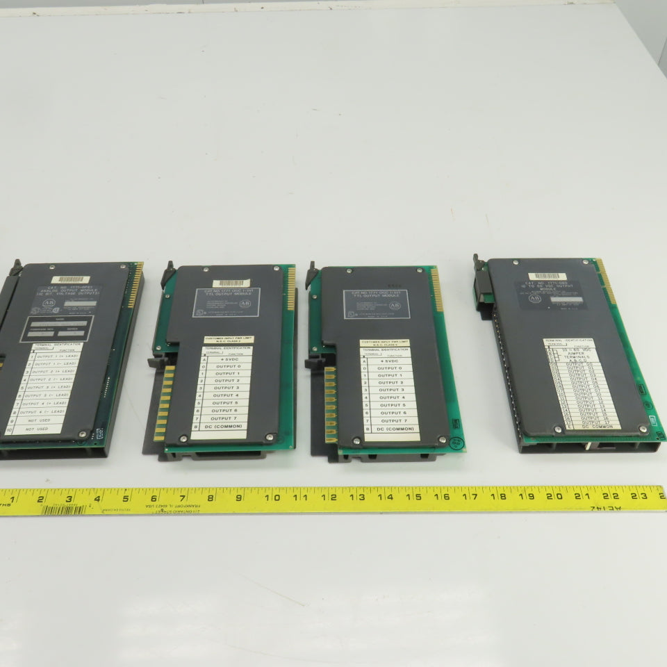 Allen Bradley 1771-OBD/1771-OFE1/1771-OGC Output Modules Lot Of 4