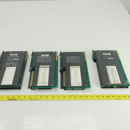 Allen Bradley 1771-OBD/1771-OFE1/1771-OGC Output Modules Lot Of 4