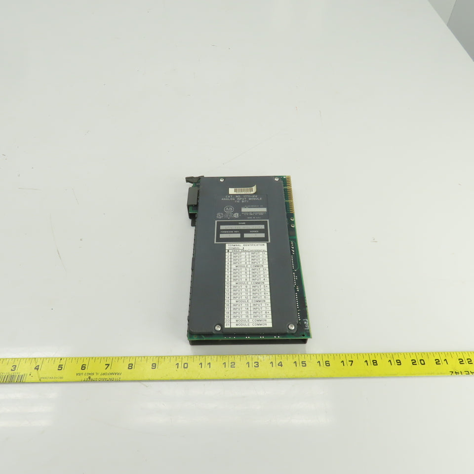 Allen Bradley 1771-IFE Ser A Analog Input Module 12 BIT