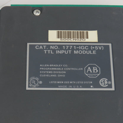 Allen Bradley 1771-IGC (+5V) TTL Input Module/Card Lot Of 2