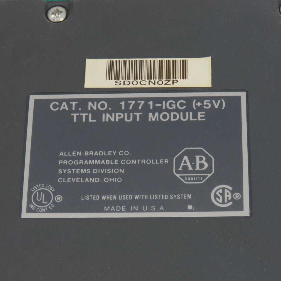 Allen Bradley 1771-IGC (+5V) TTL Input Module/Card Lot Of 2