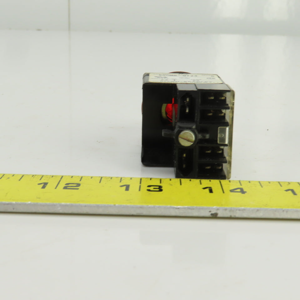 Allen Bradley 800MR-QT24 Ser D Red Illuminated Momentary Push-Button 24VDC Lot/4