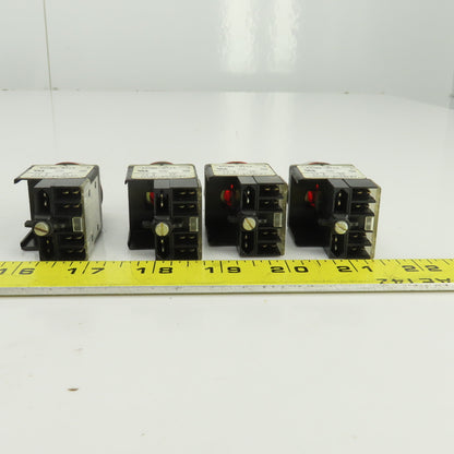 Allen Bradley 800MR-QT24 Ser D Red Illuminated Momentary Push-Button 24VDC Lot/4