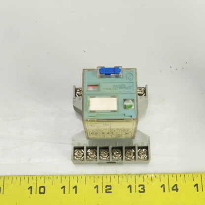 Releco C3-A 33 X 6A Relay W/SR3P-06 Socket Lot Of 2