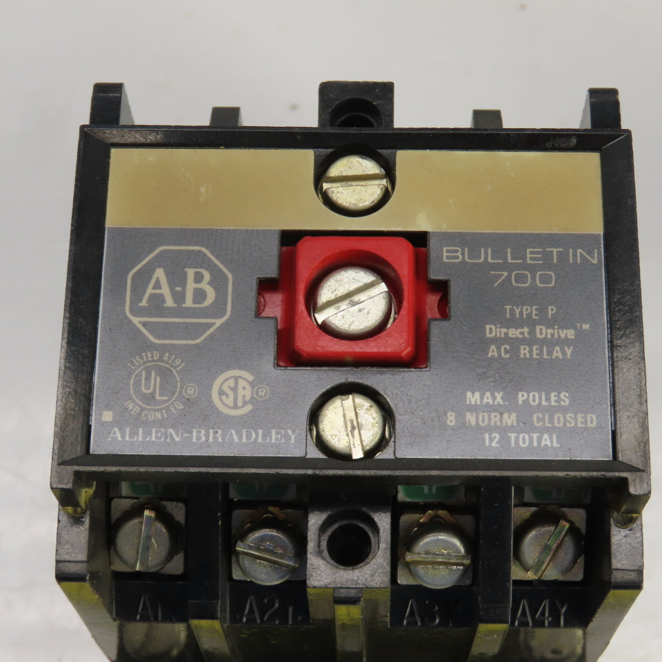 Allen Bradley 700-P400A1 Ser A AC Relay 120V Coil Lot Of 2