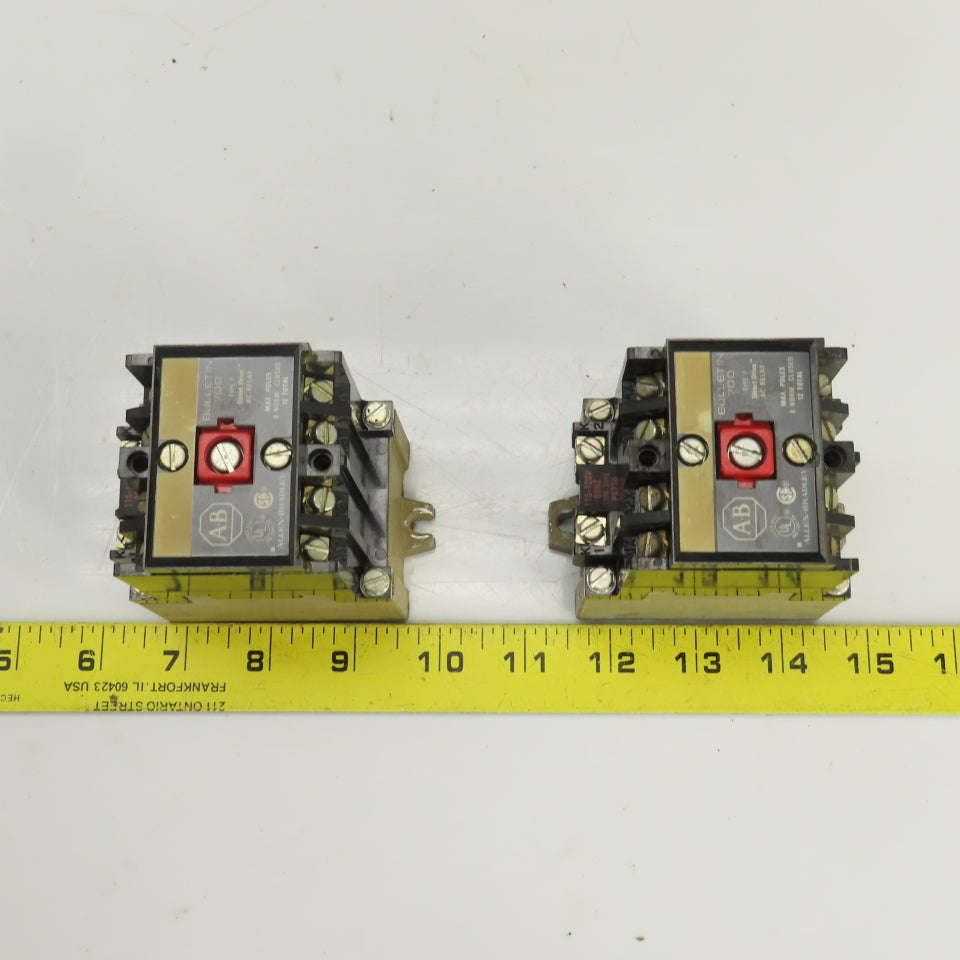 Allen Bradley 700-P400A1 Ser A AC Relay 120V Coil Lot Of 2