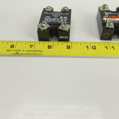 Crydom D1202 Solid State Relay Output 120VAC 2.5A Input 3-32VDC Lot Of 3
