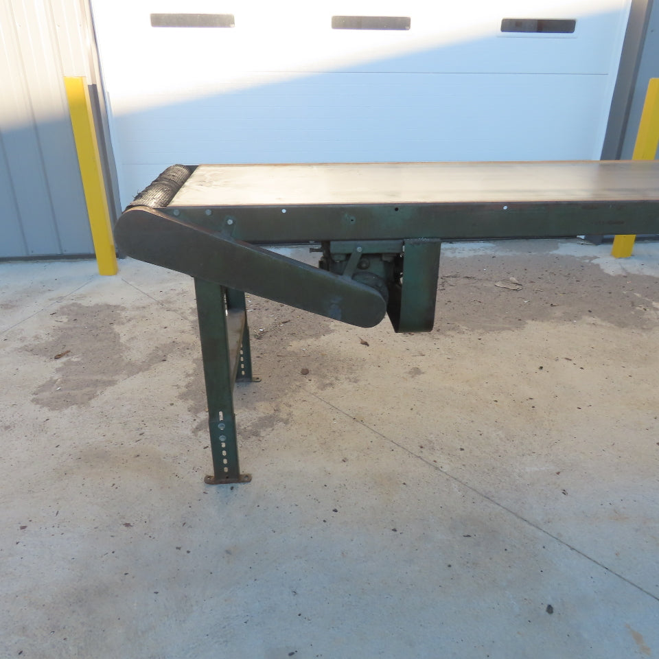 Slide Bed Conveyor 24" Belt 31'OAL 14FPM W/208-230/460V 3Ph
