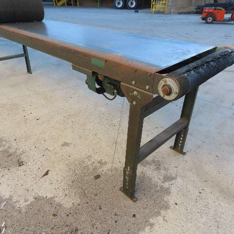 Slide Bed Conveyor 24" Belt 31'OAL 14FPM W/208-230/460V 3Ph