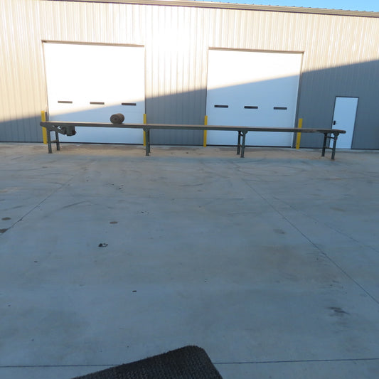 Slide Bed Conveyor 24" Belt 31'OAL 14FPM W/208-230/460V 3Ph