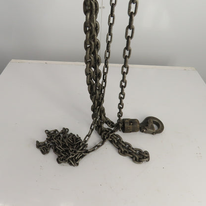 CM 646 2 Ton 4000lb Manual Chain Fall Hoist 7' Lift