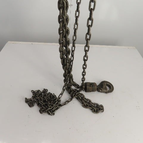 CM 646 2 Ton 4000lb Manual Chain Fall Hoist 7' Lift