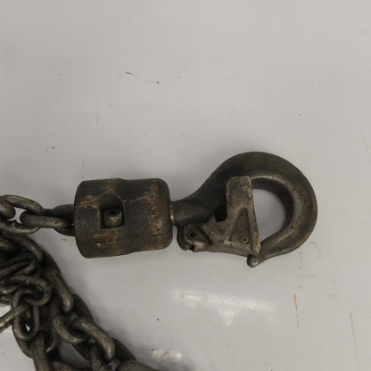 CM 646 2 Ton 4000lb Manual Chain Fall Hoist 7' Lift
