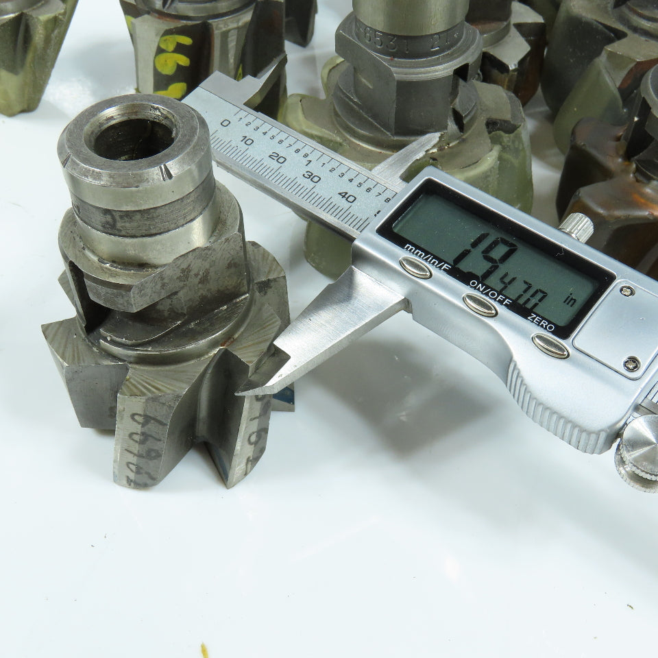 Metcut Misc. 2" To 2-3/8" Radial Drive Counterbore 6 Flute 1/2" Pilot Lot of 13