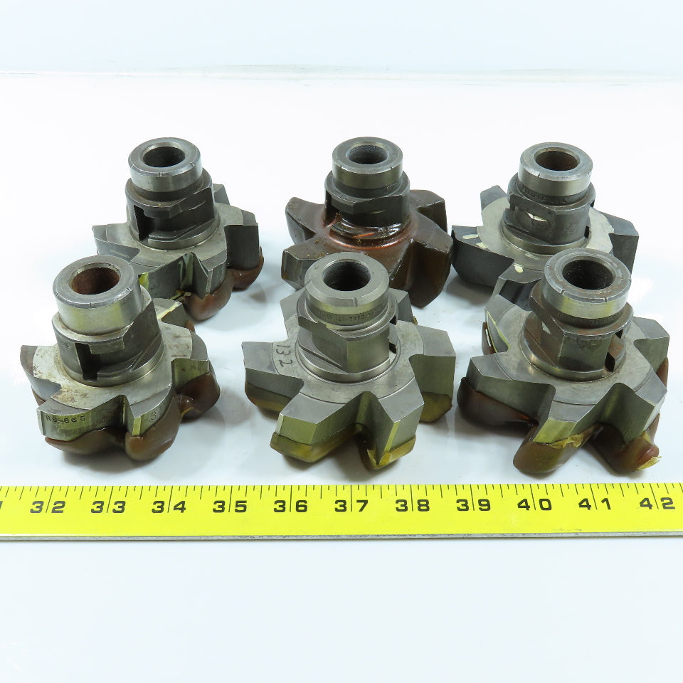 Metcut 2-3/8" To 2-3/4" Radial Drive Counterbore 6 Flute 1/2" Pilot Lot of 6