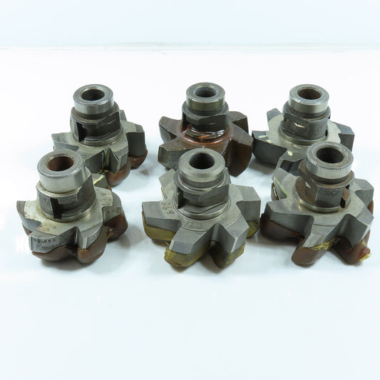 Metcut 2-3/8" To 2-3/4" Radial Drive Counterbore 6 Flute 1/2" Pilot Lot of 6