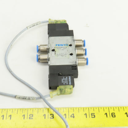 Festo CPE14-M1BH-5J-1/8 5/2 Way Air Solenoid Operated Valve 24VDC 2-8Bar