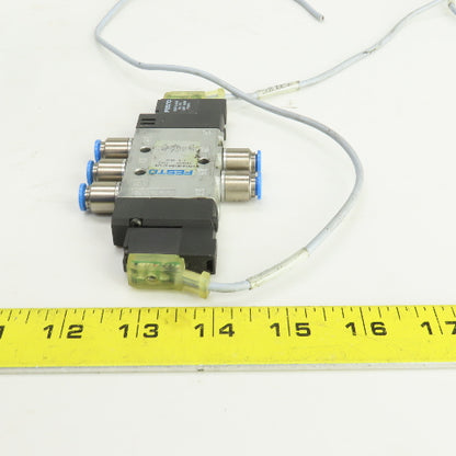 Festo CPE14-M1BH-5J-1/8 5/2 Way Air Solenoid Operated Valve 24VDC 2-8Bar