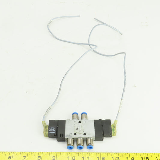 Festo CPE14-M1BH-5J-1/8 5/2 Way Air Solenoid Operated Valve 24VDC 2-8Bar