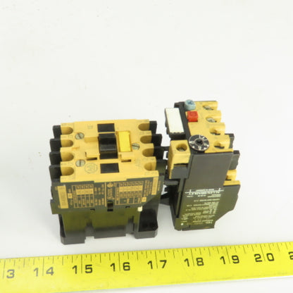 AB 100-A09ND3 6000V Contactor W/193-BSB22 Overload 1.5-2.3A Range Lot Of 2