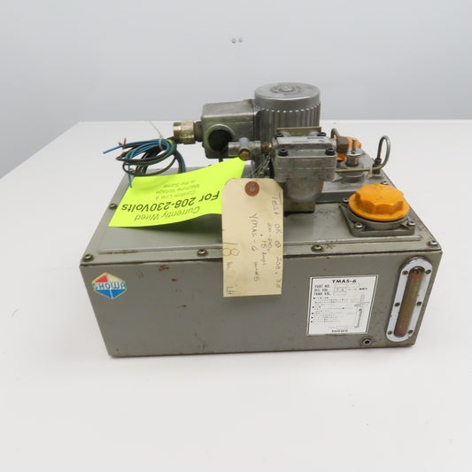 Showa YMAS-6 Part No. 5 208V Lubrication Pump 12L Tank