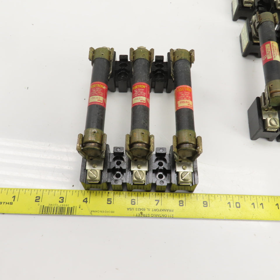 Allen Bradley X-401978 Fuse Holder Set Assembly 30A 600V W/FRS-R-5 Lot Of 9 Sets