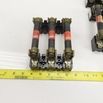 Allen Bradley X-401978 Fuse Holder Set Assembly 30A 600V W/FRS-R-5 Lot Of 9 Sets