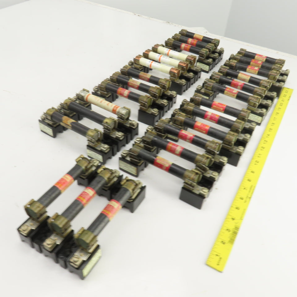 Allen Bradley X-401978 Fuse Holder Set Assembly 30A 600V W/FRS-R-5 Lot Of 9 Sets