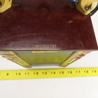 Bel Developments CMS1500/93 460V Primary 120V Secondary Transformer