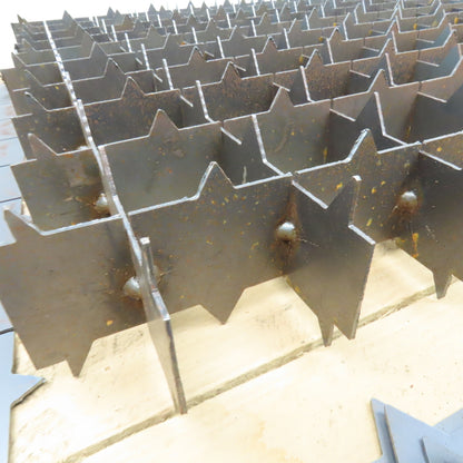 29" x 29" Assembled CNC Laser Cutter Steel Bed Spike Slat Grid Plus Lot Of 128