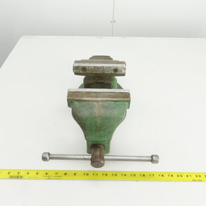 Hakhoret 109 6" Jaw Stationary Machinist Bench Vise 7" Open