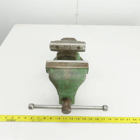 Hakhoret 109 6" Jaw Stationary Machinist Bench Vise 7" Open