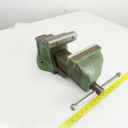 Hakhoret 109 6" Jaw Stationary Machinist Bench Vise 7" Open