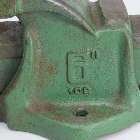 Hakhoret 109 6" Jaw Stationary Machinist Bench Vise 7" Open