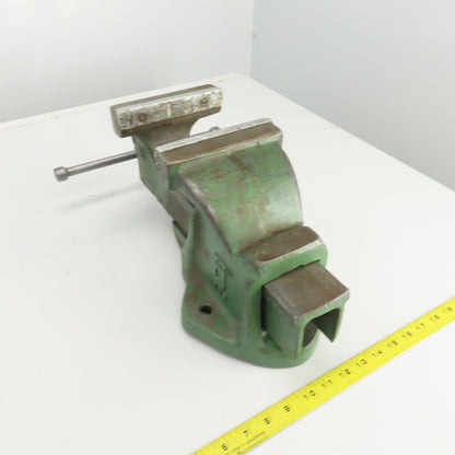 Hakhoret 109 6" Jaw Stationary Machinist Bench Vise 7" Open