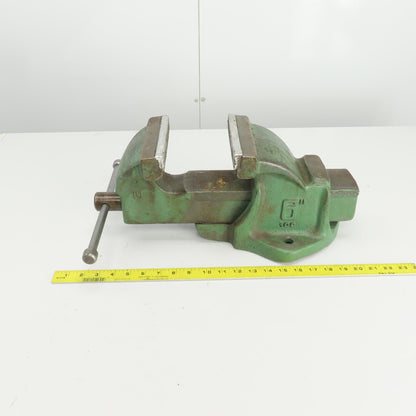 Hakhoret 109 6" Jaw Stationary Machinist Bench Vise 7" Open