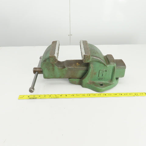 Hakhoret 109 6" Jaw Stationary Machinist Bench Vise 7" Open