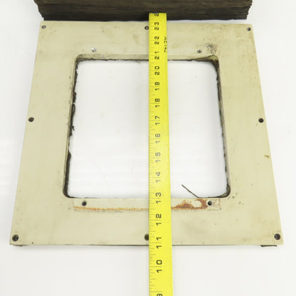 8" x 8" Square ID x 16' Long Accordion Style Way Cover Bellows W/Connector Plate