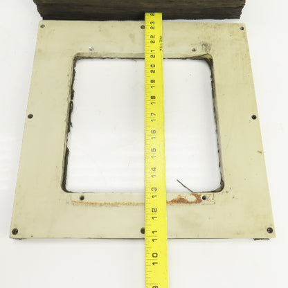 8" x 8" Square ID x 16' Long Accordion Style Way Cover Bellows W/Connector Plate