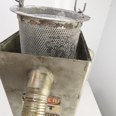 Bowden CRB-175 SS Filter/Debris Catch 26-1/2" x 9" x 9" Intake 2" Out 2-1/4" NPT