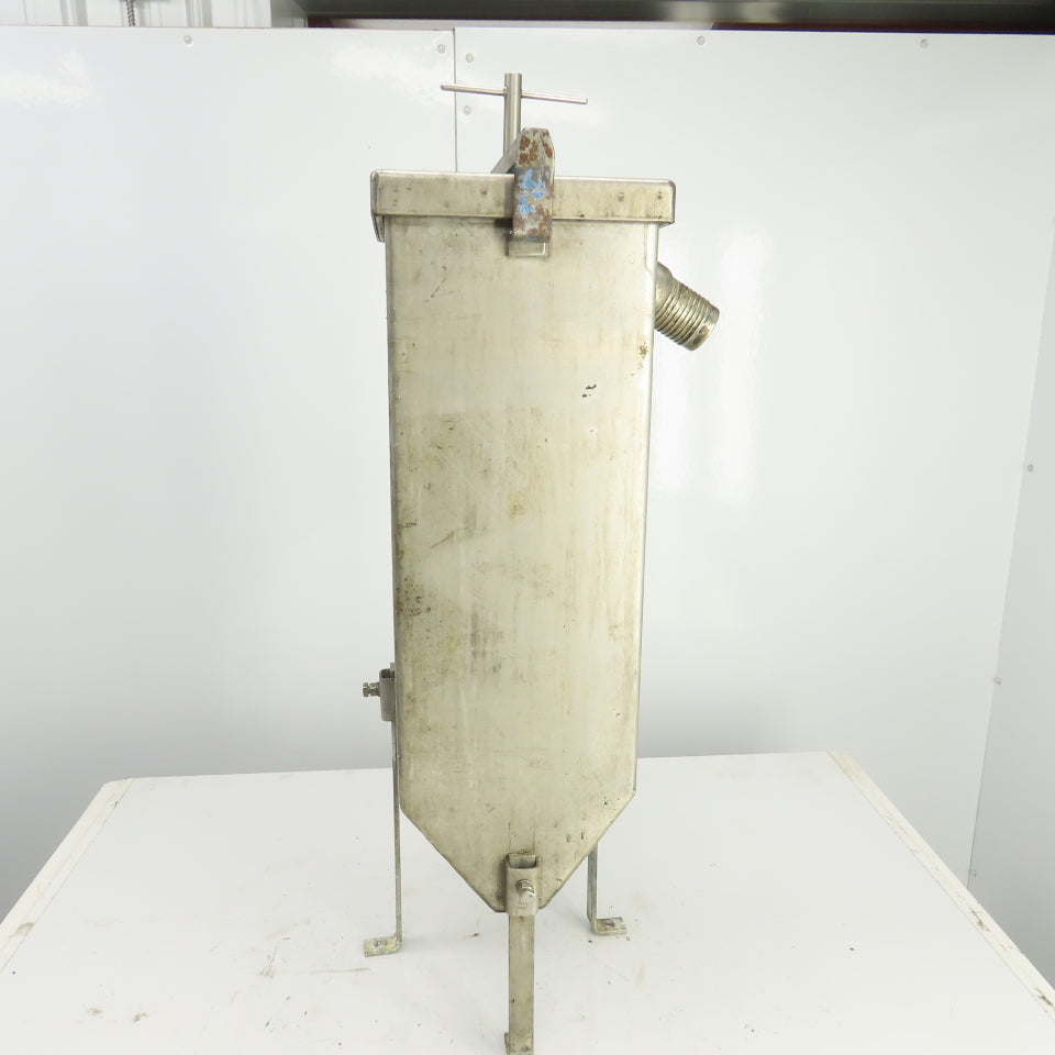 Bowden CRB-175 SS Filter/Debris Catch 26-1/2" x 9" x 9" Intake 2" Out 2-1/4" NPT