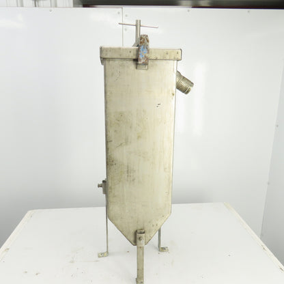 Bowden CRB-175 SS Filter/Debris Catch 26-1/2" x 9" x 9" Intake 2" Out 2-1/4" NPT