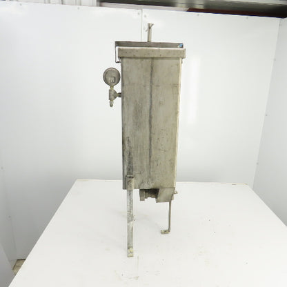 Bowden CRB-175 SS Filter/Debris Catch 26-1/2" x 9" x 9" Intake 2" Out 2-1/4" NPT