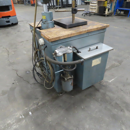 Uni-Tek 300-SA 480V 1Ph Manual Feed Broken Tap Stud Disintegrator 12" Travel